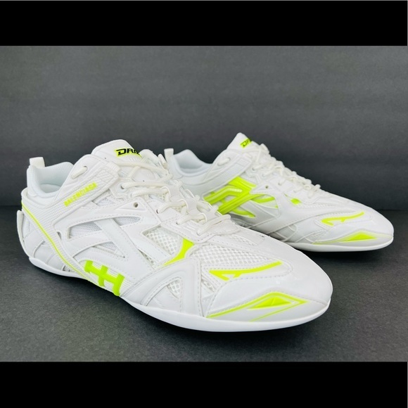 Balenciaga Low Top Drive Men Sneakers Fluorescent Trainers Size 42 - Us 9 - Uk 8